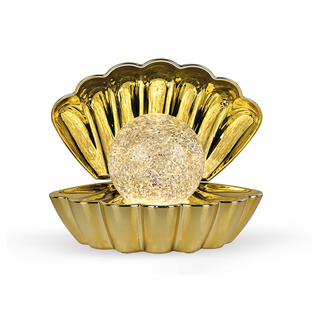 Lampe - Coquillage doré brillante 1